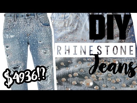 Video: Jinsi Ya Kupamba Jeans Na Rhinestones