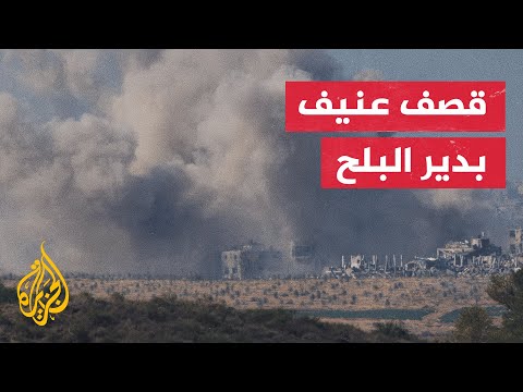 قوات الاحتلال تقصف منزلا بدير البلح وتسويه بالأرض وسط قطاع غزة