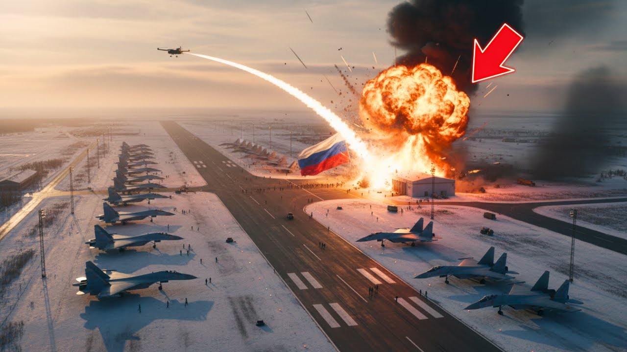 Ukraine War Strike Hits Russian Air Base During Celebration
