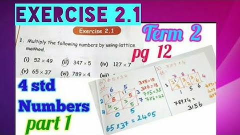4 std Maths, Numbers, exercise 2.1,part 1,pg  12,unit 2, Term 2 samacheer