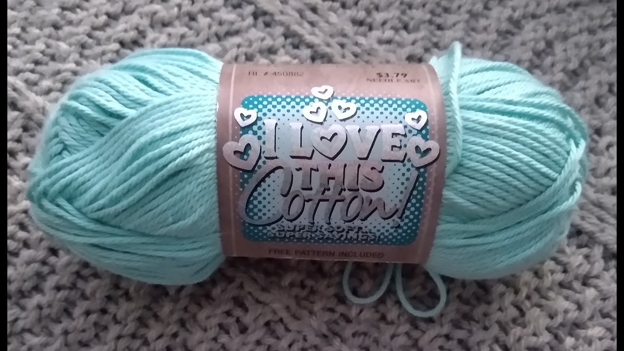 I Love This Cotton Yarn in Royalty 