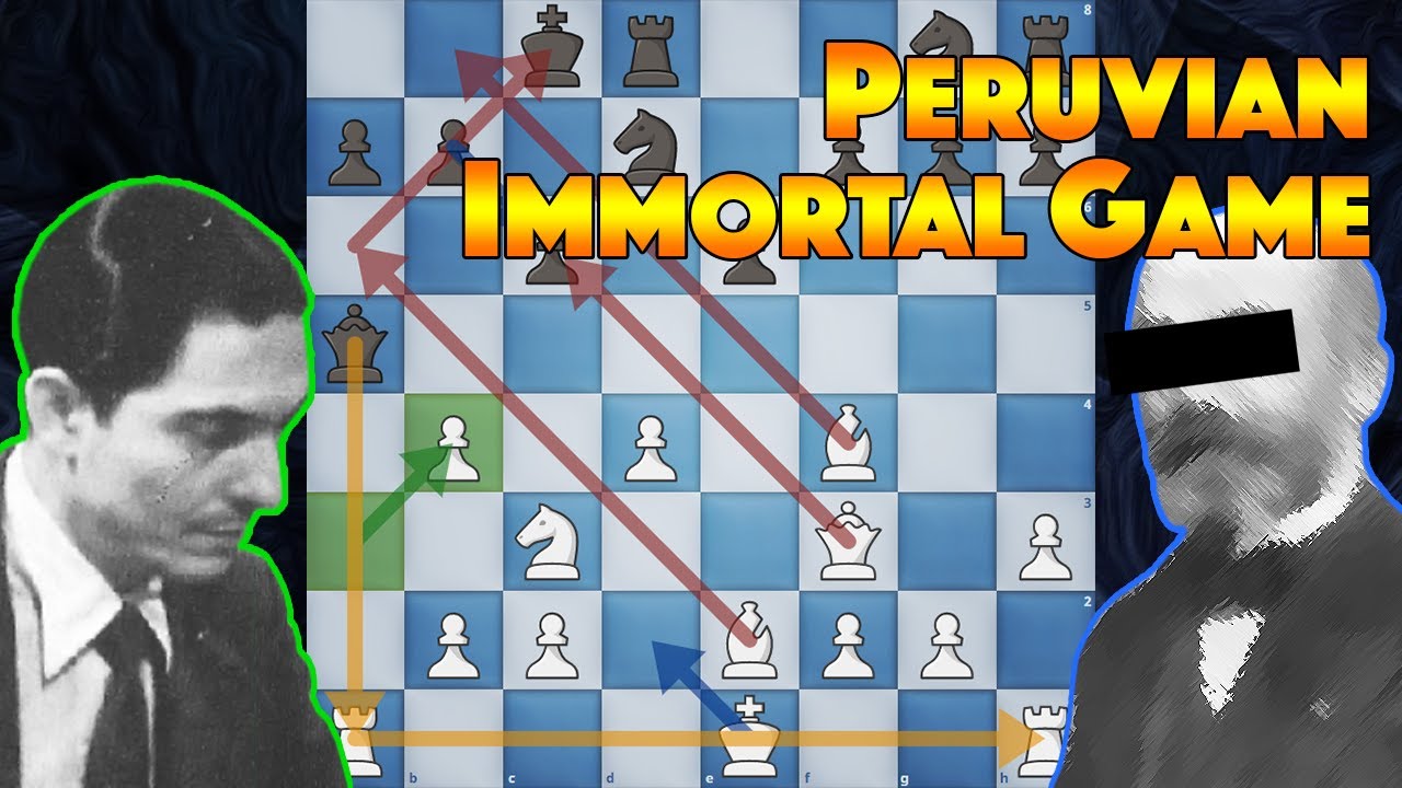 Peruvian Immortal Game, Esteban Canal vs NN