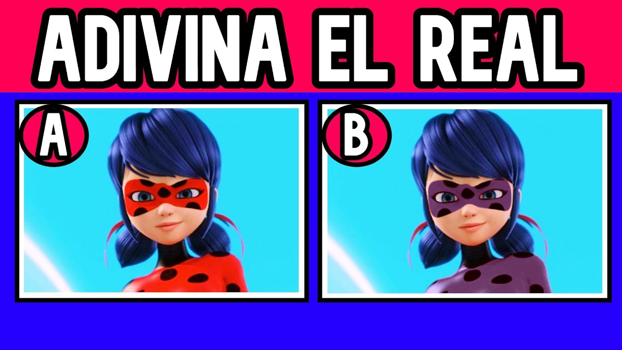 Adivina El Personaje de Miraculous Ladybug Real - YouTube