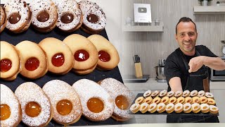 OCCHI DI BUE CON PASTA FROLLA CHIAMATA 1-2-3 DA NOI PASTICCIERI.Fatti in casa Corso di pasticceria