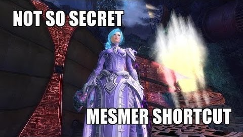 Guild Wars 2 Not So Secret Aetherblade Jumping Puzzle (MESMER SHORTCUT)