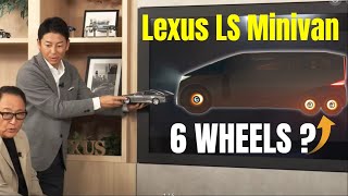 Lexus LS Minivan With 6 Wheels?! Electric Flagship Surprise at Japan Mobility Show