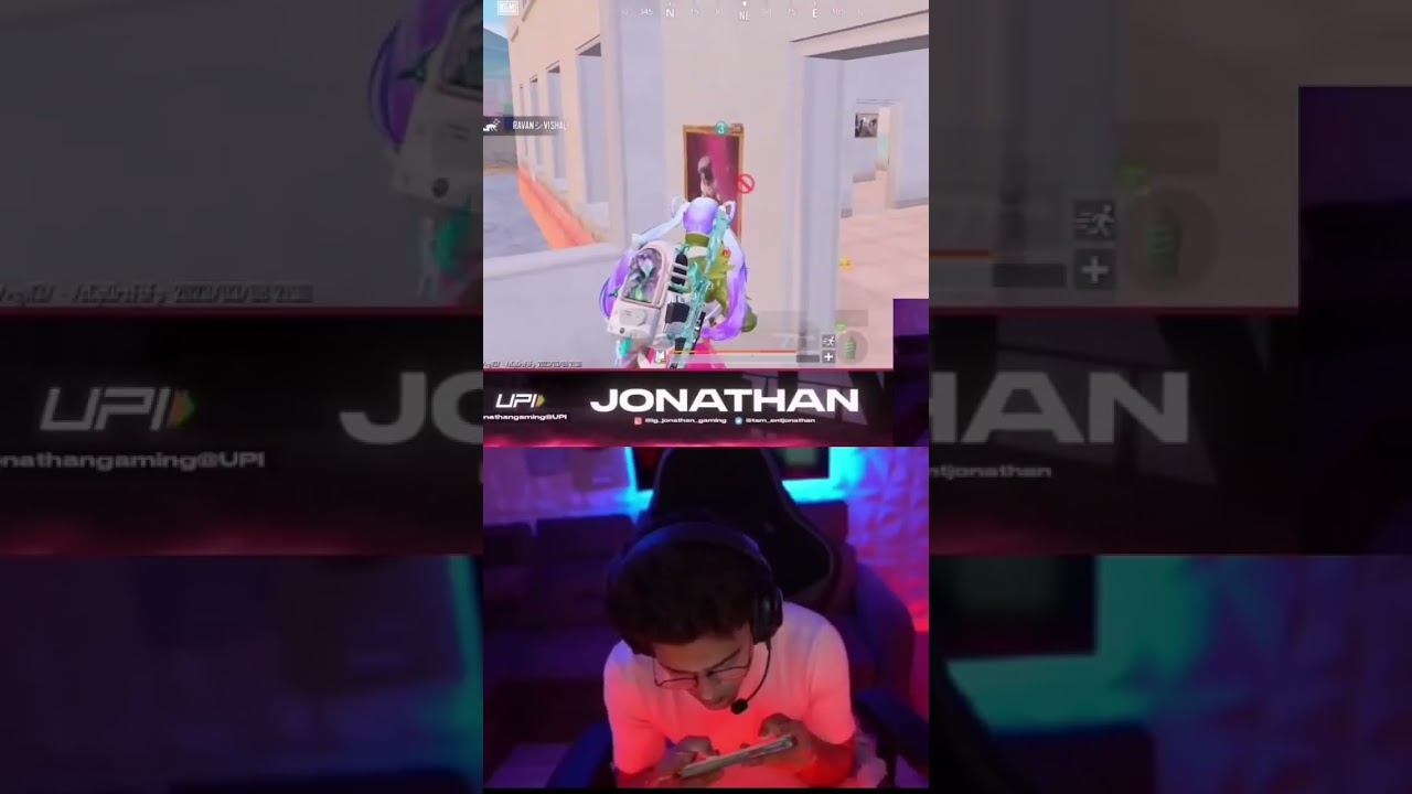 Jonathan gaming 1v4 clutch easy or wot