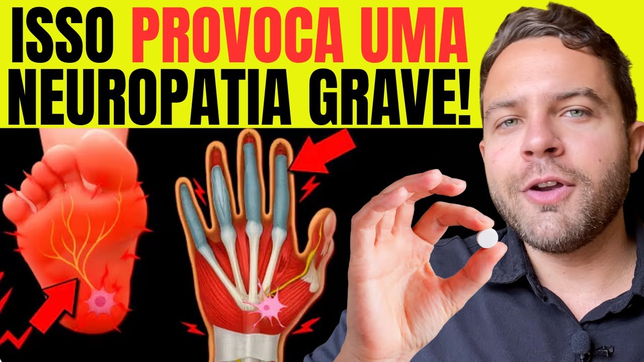 O PIOR VENENO que DEVORA seus NERVOS | Causa NEUROPATIA GRAVE e DANO NERVOSO