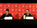 Wisconsin's Joel Rumpel, Morgan Zulinick, Jack Dougherty, Jan. 3, 2015