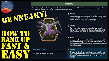 Starfield - How to Rank Up Concealment Super Fast & Easy (Must Have for Stealth Builds).