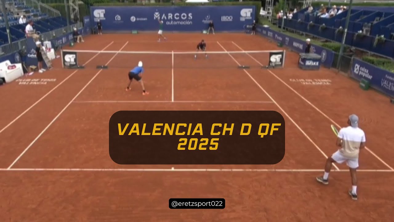 Valencia Ch 2025 D QF: Inigo Cervantes/Daniel Cukierman vs. Alexander Merino/Christoph Negritu H/L