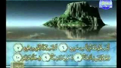 سورة الغاشية الشيخ محمود الرفاعي