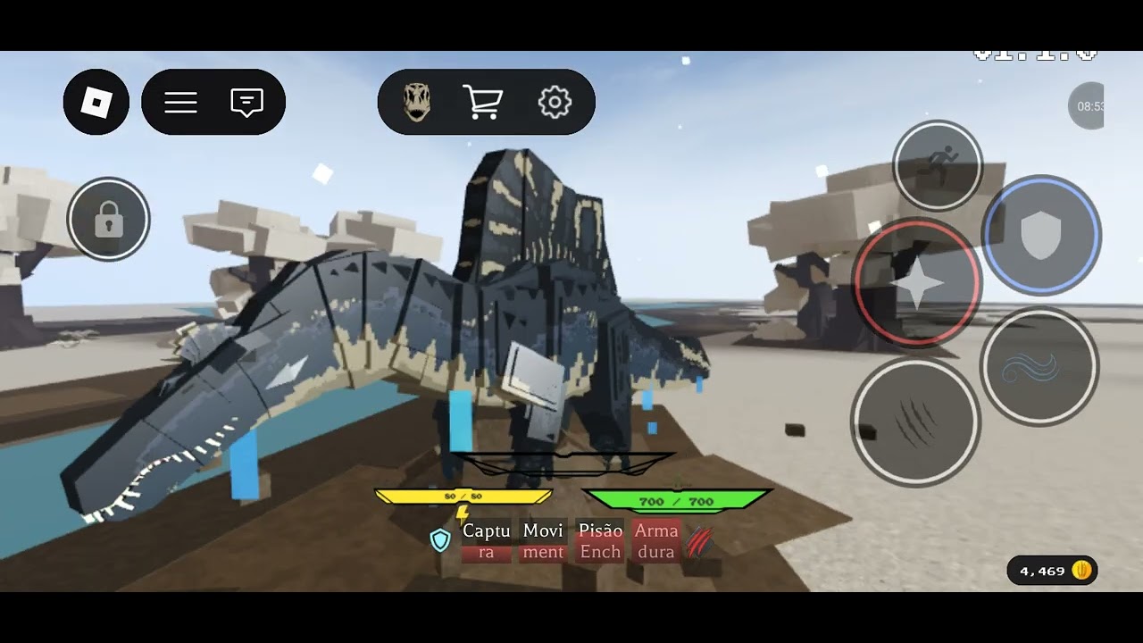 (Novo Jogo De Dinossauro!) (Mesozoic rivalry) [Roblox]. Voltei com os vídeos firme e forte