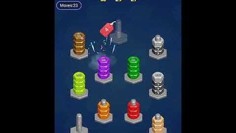 Nut Sort Puzzle Level 101 - 110 Walkthrough