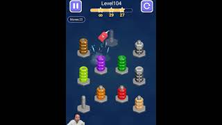 Nut Sort Puzzle Level 101 - 110 Walkthrough