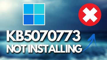 FIX KB5070773 Update Not Installing On Windows 11 Version 25H2/24H2✅