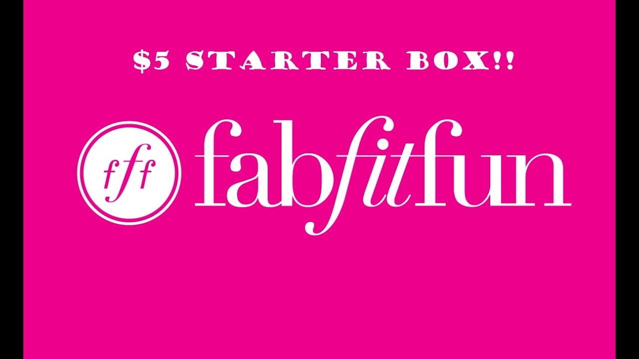 FabFitFun $5.00 Starter box