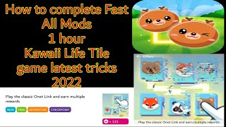 How to complete Fast complete All mods Kawaii Life Tile game latest tricks 2022 screenshot 4