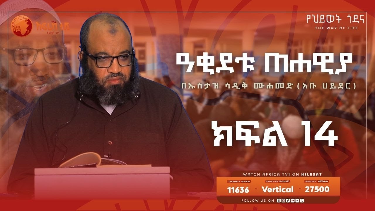 ዓቂደቱ ጠሐዊያ || ክፍል 14 || ኡስታዝ ሳዲቅ ሙሐመድ || አፍሪካ ቲቪ #አቡሀይደር #ዐቂዳ