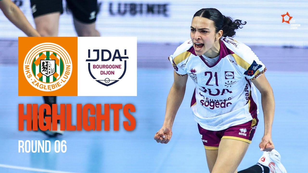 KGHM MKS Zaglebie Lubin 🆚 JDA Bourgogne Dijon Handball | Round 6 | EHF European League Women 2024/25