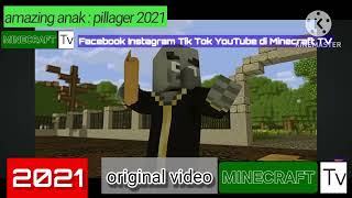 @minecraftTv: acara film amazing anak pillager nama @2021 hp ipad tv pc And minecraft mr Bullet