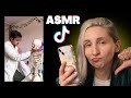 Asmr fr  une asmr artist ragit aux tiktok asmr tu fais quoi tom asmr l   3