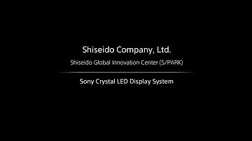 Crystal LED Display System - Customer Story : Shiseido Global Innovation Center: S/PARK