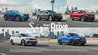 Save Big at Executive Volkswagen s Sign Then Drive Sales Event