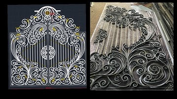 PHỤ KIỆN CỔNG SẮT NGHỆ THUẬT 2 CÁNH ĐẸP 2023 | Phụ Kiện Sắt Mỹ Thuật Tâm Đức | Cung cấp phôi sắt...