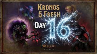 Kronos 5 Vanilla WoW 1.12 Fresh Private Server Launch Day 16 Priest lvling World of Warcraft