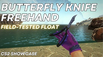 Butterfly Knife Freehand (Field-Tested) | CS2 Skin Showcase #1023