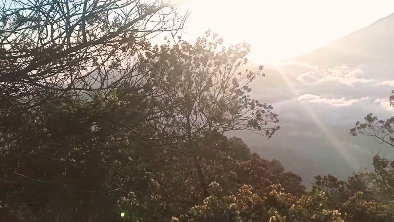 gunung sindoro terlihat sangat indah dari jauh 
