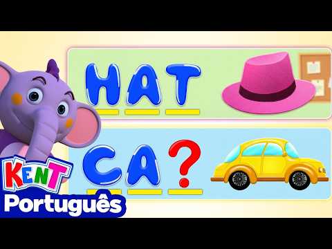 Learn Three-Letter Words | Educational Video | Cartoon | Kent the Elephant