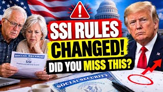 🚨 SSA Alert: SSI Payment 2026 Rules Just Changed for American Seniors