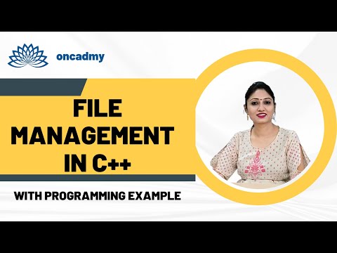 Creating files using class and objects #oncadmy # C++