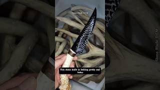 Making an Obsidian Hunting Knife 🖤🖤