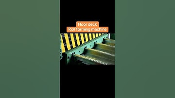 Floor deck roll forming machine #rollformingmachine #steelstructures