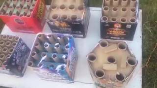 2017 backyard firework setup!