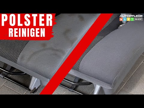 Stoffsitze reinigen mit Sprüh-Extraktionsgerät Thomas Boxer