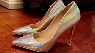 Footwear Fantasia Asian Legs In High Heels And Hose