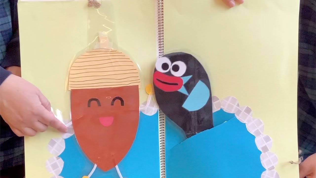 くいしんぼゴリラのうた｜スケッチブックシアターを保育士ずんちゃんが