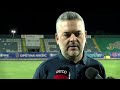 Milija Savović - Izjava nakon utakmice (Telekom 1. CFL R01/36)