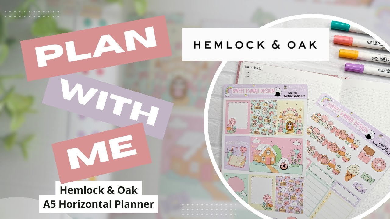 🍭PLAN WITH ME 🍭 Hemlock & Oak | Horizontal Hemlock and Oak Planner | 01\19\26