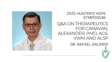 Panel Discussion: Q&A on therapeutics for Canavan, Alexander, PMD, AGS, VWM and ALSP