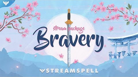 StreamSpell | Bravery Stream Package │ Twitch Overlays for OBS Studio, Streamlabs