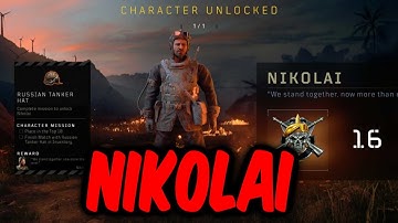 How to UNLOCK NIKOLAI in Blackout - Zombies Primis Character - Black Ops 4