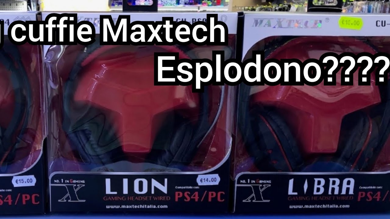 Unboxing cuffie Maxtech!! ESPLODONO??? - YouTube