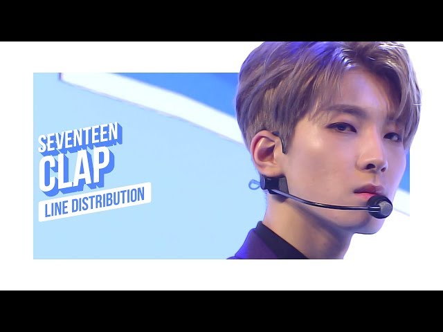 SEVENTEEN - CLAP Line Distribution (Color Coded) | 세븐틴 - 박수 class=