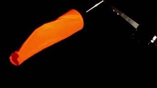 Demonstration of Uplit Windsock at night