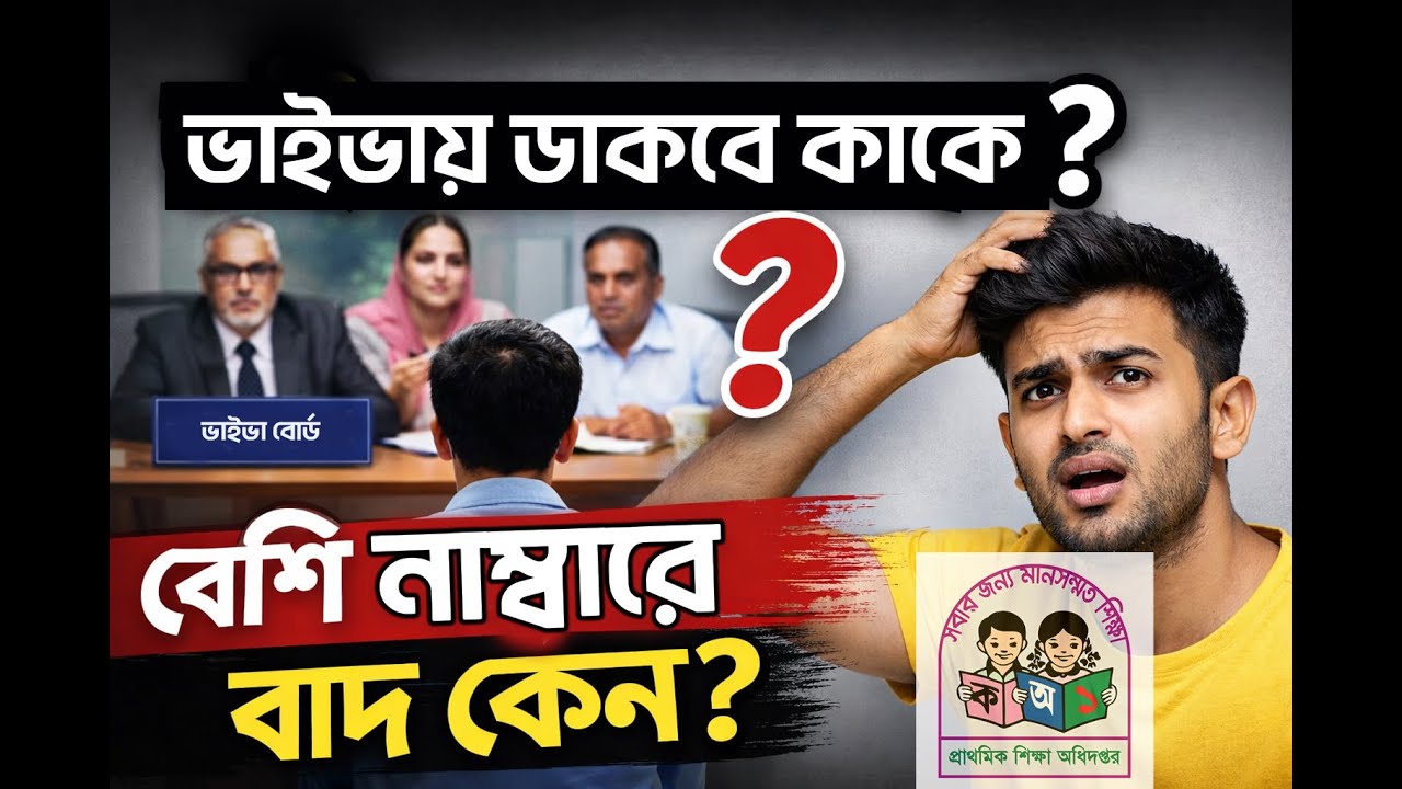 কত নাম্বার পেলে ভাইভাতে ডাক আসে  বেশি নাম্বার পেয়েও কেন ডাকে না  প্রাইমারি শিক্ষক নিয়োগ